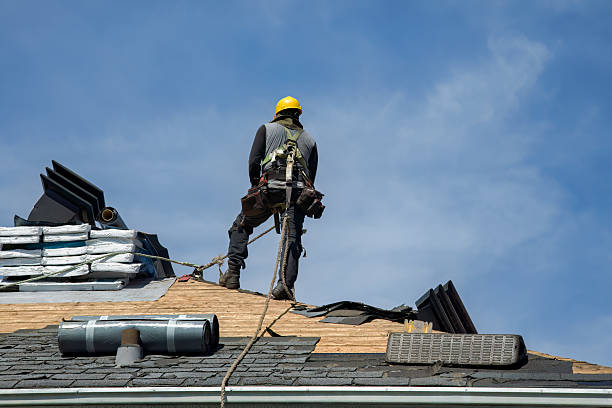 Professional Roofing technician working in Maspeth, NY